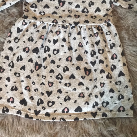 Leopard print grey half sleeve top - Picture 3 of 4